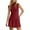 Wine, variant on Summer Dresses for Women 2025, Womens Sleeveless Summer Mini Dress Sexy Mock Neck Tank Dresses Bodycon Drop Waist Short Sundress(Black,S)