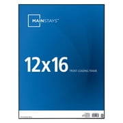 Mainstays 12x16 Front Loading Wall Picture Frame, Black
