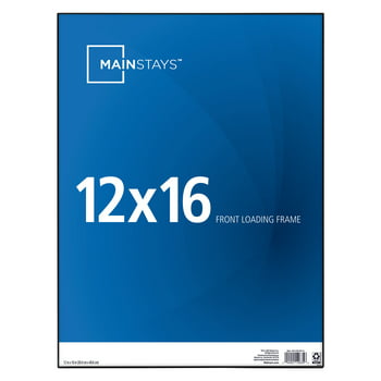 Mainstays 12"x16" Black Format Front Loading Picture Wall Frame