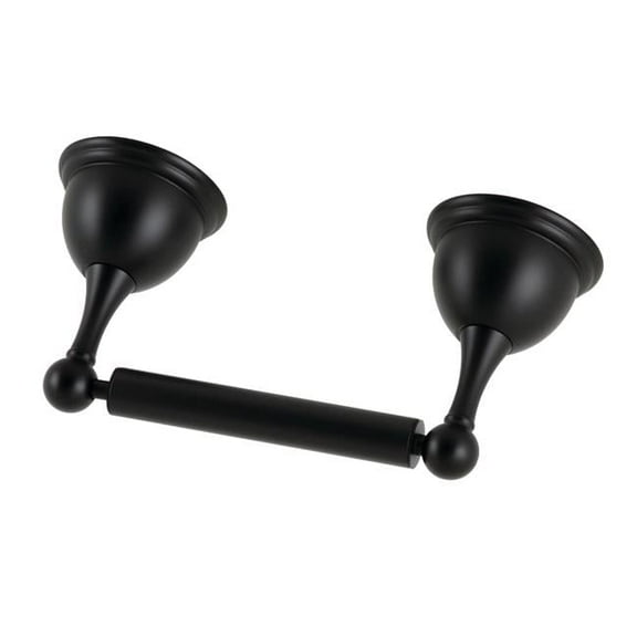 Kingston Brass BA3968MB 2.75 in. Restoration Toilet Paper Holder, Matte Black