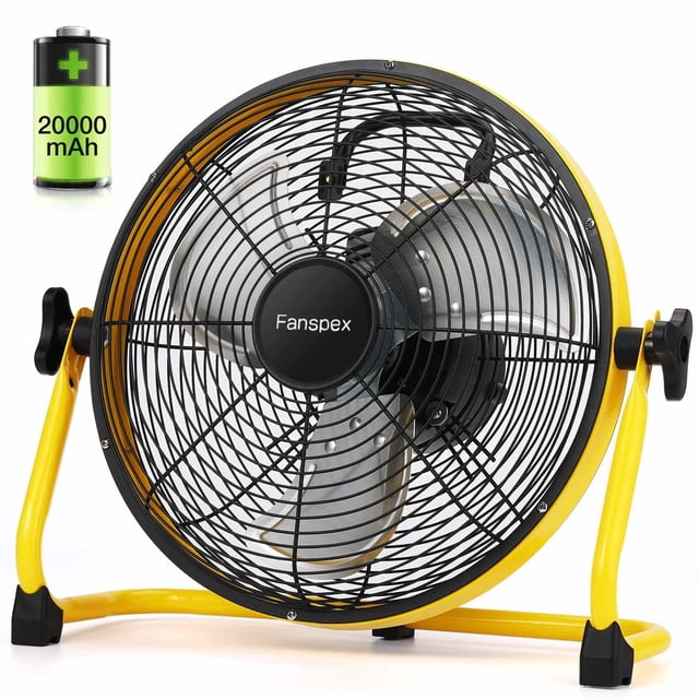 Ventilador de piso recargable Fanspex 12 de 16 pulgadas