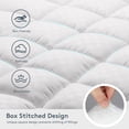 thumbnail image 6 of Extra Thick Mattress 1000 GSM Topper, Down Alternative Overfill Plush Mattress Pad, Cooling Pillow Top with 8-21Inch Deep Pocket, 6 of 11