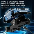 thumbnail image 5 of 1/12 RC Drift Rally Car with Gyro, 4WD All-Terrain Racing Car with LED Lights & 390 High-Speed Motor, 32KM/H Remote Control Drift Vehicle Toy Gifts, 5 of 9
