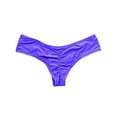 thumbnail image 7 of Sexy Women's Itsy Back Ruched Thong Bikini Bottoms Swimsuit Swimwear Beachwear Bathing Cheeky Panty, 7 of 7
