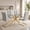 Table*4 Gray Chairs Gold Leg, variant on Sumdeal Modern 5-Piece Dining Set, 47.24-Inch Rectangular Tempered Glass Table with 4 White PU Leather High-Back Chairs, Silver Legs