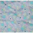 thumbnail image 4 of oneOone Organic Cotton Poplin Twill Fabric Dot & Flower Floral Printed Fabric 1 Yard 42 Inch Wide, 4 of 4