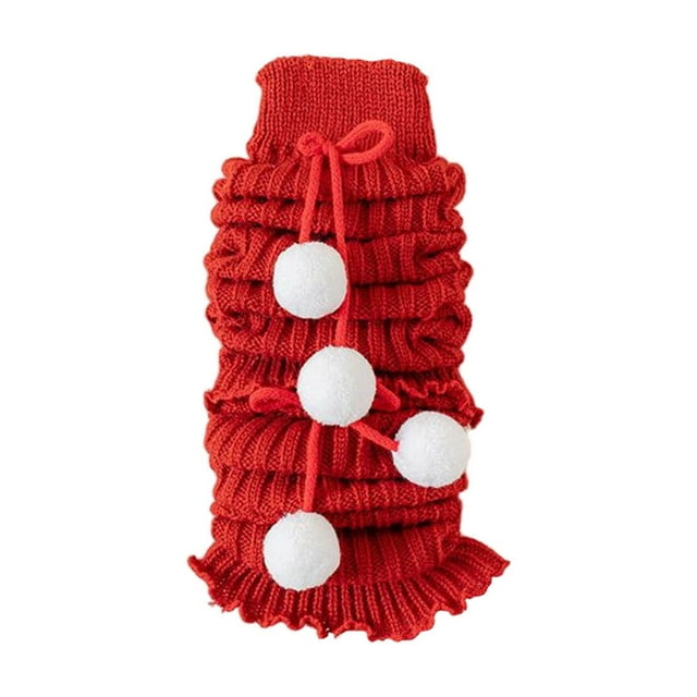 Lumières de Noël Rouges Chaussettes de Noël Chaudes et Épaisses pour Filles - Chaussettes Mi-Mollet Adorables avec Couvre-Mollet et Chaussettes Empilées Chaussettes de Noël pour Bébé