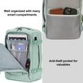 thumbnail image 3 of 16" Travel Carry on Backpack with 13 Pockets Full Open Casual Daypack with USB Charge Port for Underseat Airplane Personal Item Bag for Men Women, 3 of 8