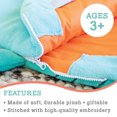 thumbnail image 5 of MindWare Oh So Fun! Shark Sleeping Bag for Kids, Ages 3 and Up, 5 of 7