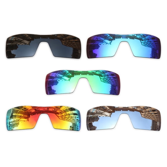 Vonxyz 5 Pack Polarized Replacement Lenses for Oakley Oil Rig Sunglasses