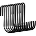 thumbnail image 1 of 12 ganchos en forma de S de 4 x 90 mm, ganchos para colgar ganchos de metal para colgar plantas, ganchos en forma de S de acero inoxidable, percheros para colgar ropa, ganchos de pared para, 1 of 5