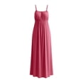 thumbnail image 5 of Horkkom Backless Dresses for Women Sleeveless Solid Color Summer Dresses Flowy Casual Daily Maxi Dresses, S-2XL, 5 of 9