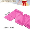 thumbnail image 2 of Uxcell Satin Sash Belt, 1 Pcs Wedding Party Bridal Blank Satin Waist Belts Prom Accessory for Graduation Birthday Decoration DIY Accessory Homecoming, Rose Red, 2 of 6