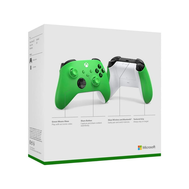 Microsoft Xbox Controller - Velocity Green Wireless