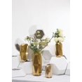 thumbnail image 4 of CPDD Gold Maven Ceramic Geometric Cylinder Vase - 8" Gold -, 4 of 6