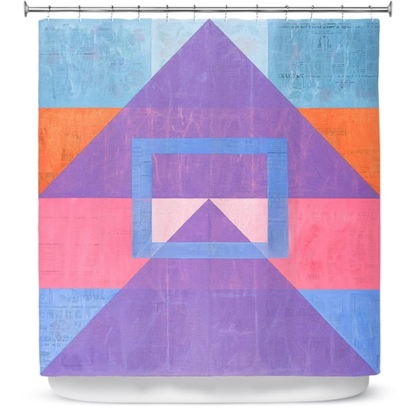 Shower Curtains 70" x 93" from DiaNoche Designs by Hooshang Khorasani - Geometric Joy