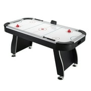 7 Air Hockey Table with Electronic Scoring for Family Game Rooms by