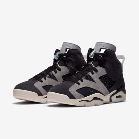 Women's Jordan 6 Retro "Tech Chrome" Bk/Chrome-Lt Smoke Gry (CK6635 001) - 6
