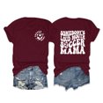thumbnail image 2 of Trendfront Womens Soccer Mama T Shirt Somebody Loud Mouth Soccer Mama Back Print Short Sleeve Sports Fan Graphic Tees, 2 of 5