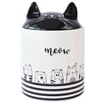thumbnail image 1 of MasteelfCA Household Decorative Ceramic Jar Cat Pattern Sealing Canister Multi-functional Spice Sugar Tea Leaf Storage Jar, 1 of 9