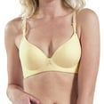 thumbnail image 4 of Bras for Women, Wirefree Bra, Padded Everyday Contour Bras Yellow 32B, 4 of 7