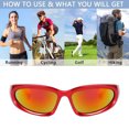 thumbnail image 5 of Gafas de sol punk Millennium Future Technology Gafas de sol retro, hechas de PC y resina, 5 of 5