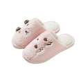 thumbnail image 4 of Vedolay Slippers for Women Warm House Shoes Slip On Plush for Indoor Outdoor Pink,41, 4 of 5