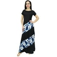 thumbnail image 5 of Bimba Women's Long Maxi Dress Shibori Print Rayon Summer Boho Holiday Dress-4, 5 of 6