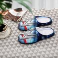 thumbnail image 6 of Mens Cozy Slippers WWE Warm Soft Plush Slipper Slip-on House Shoes for Home Indoor Outdoor, 6 of 7