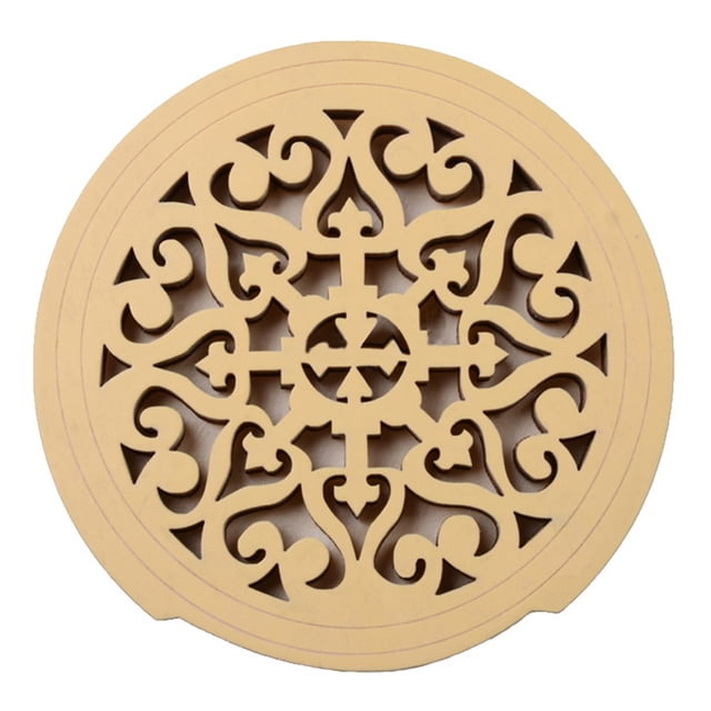 SHOWERORO Acoustic Guitar Hole Cover Bamboo Avoid Music Accessory for Professional Musicians 1Set