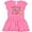 Raspberry with Polka Dots, variant on Inktastic Aunties Little Jellybean Cute Easter Candy Girls Toddler Dress