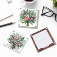 thumbnail image 5 of 2pcs DIY Diamond Painting Sticky Note Holder Kit Beautiful Floral Theme with Unique Diamond Style Essential for Craft Enthusiasts—The Perfect Gift Choice, 5 of 7