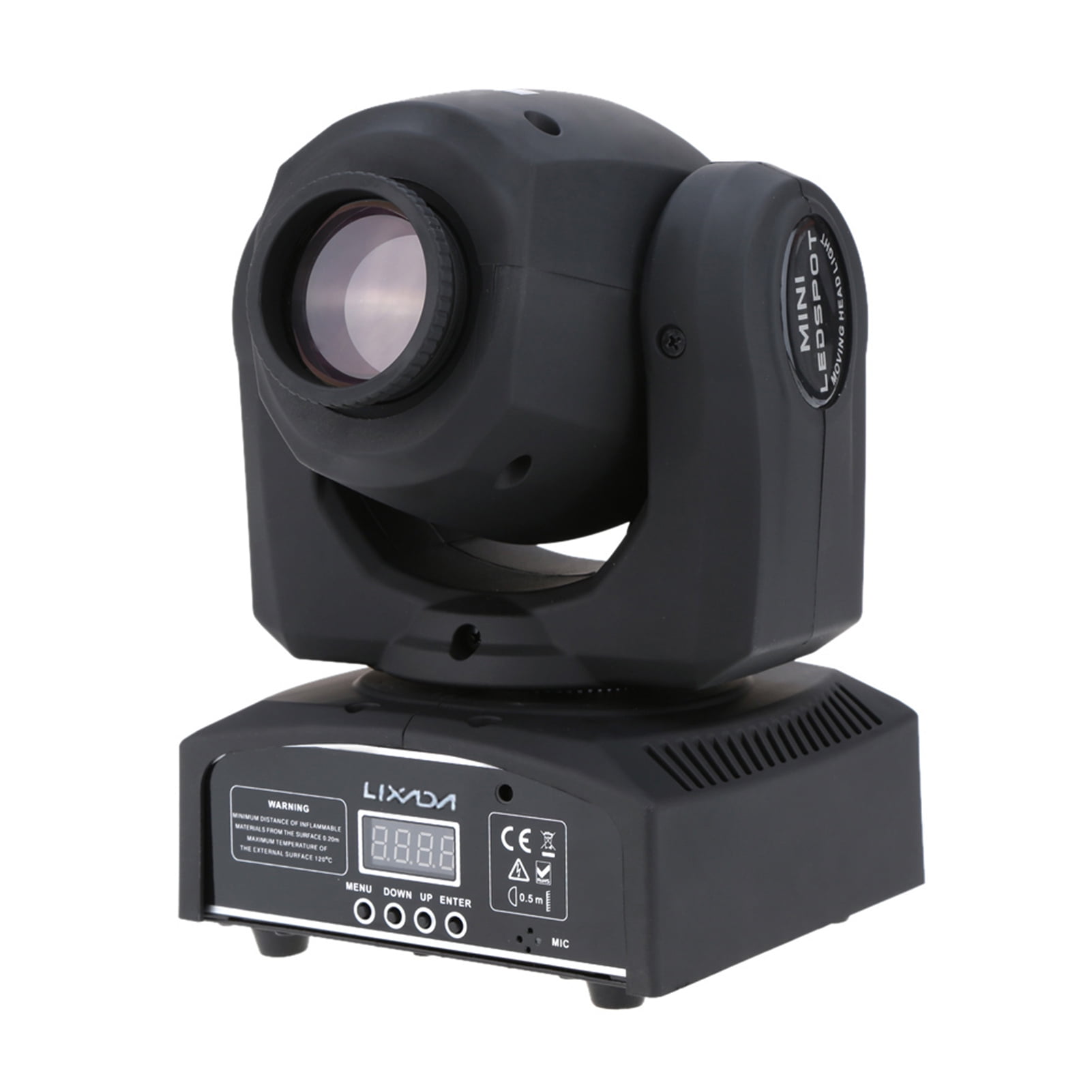 ekstremister Indica lytter Lixada AC 100-240V 25W DMX-512 LED Stage Light, Mini Moving Head Light 8  Color Changings with Shapes Automatic Professional 9/11 Channel -  Walmart.com
