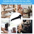 thumbnail image 4 of 2-piece Drain for Coffee Maker - Silicone Water Funnel - Water Fill Guide - Coffee Maker Spout - Long Water Funnel - With Bracket on the Bottom - Fits most coffee makers with a flat top -, 4 of 6
