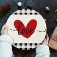 thumbnail image 5 of Ydojg Valentine'S Day Decorations Doorplate A Round Charming Atmosphere For An Irresistible Home Decor, 5 of 6