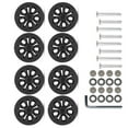 thumbnail image 5 of Suitcase Replacement Wheels Kits 8Pcs 55x11mm Rubber Caster Mute Smooth Wheels for Worn Out Luggage Spinner Wheels, 5 of 8