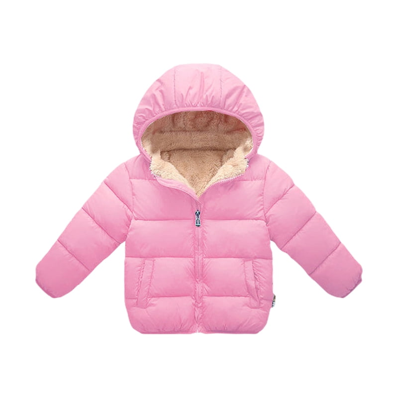 Baby Wool Parka Hooded Tops Jacket Padded Coat Kids Cloak Thick Warm Clothes for 6 Months-4 Years HOMEBABY Baby Girls Boys Winter Panda Hooded Coat