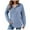 A01-Light Blue, variant on Godom Womens Hoodies Pullover Sweaters Tunic Tops for Women Loose Fit Dressy Oversized Sweatshirt with Buttons