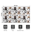 thumbnail image 5 of French Bulldog Footprint Door Rugs,Washable Non Slip Door Mats Indoor,Decorative Door Mats,Entry Mat Indoor for Entrance,Bedroom,Kitchen,Bathroom,17"x30", 5 of 6