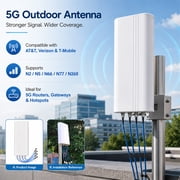 Outdoor Directional 4x4 Mimo TV Antenna Set with 4000 Yards Reception Range, Ports
