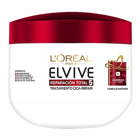 Tratamiento capilar L'Oréal Elvive reparación total 5 cabello dañado 300 g