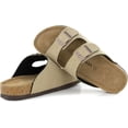 thumbnail image 7 of VENECORE Verano Women's Cork Footbed Sandals Summer Comfortable Cushioned Slide Flat Slip-on, Café Latte, US 7M, 7 of 7