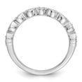 thumbnail image 2 of 14K White Gold Ring Band Wedding Diamond Round , Size 6, 2 of 7