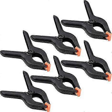 Paquete de 6 clips de resorte de nailon de 9 pulgadas para proyectos de bricolaje, estudios fotográficos, arte, manualidades y fondos de fotografía.