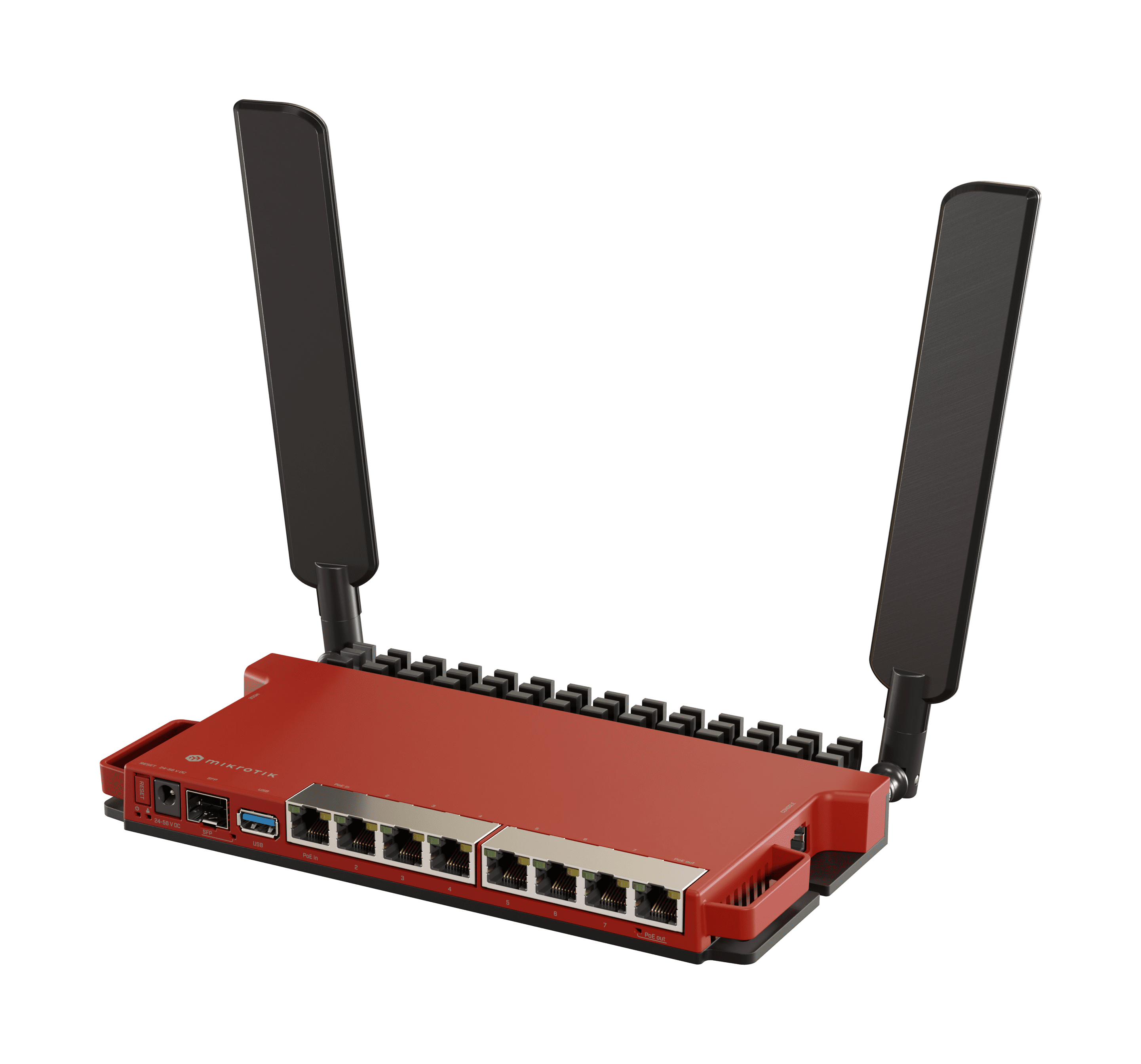 Mikrotik L009UiGS-2HaxD-IN Faster Router, 2.4 GHz, Dual-Chain Wireless, CPU: IPQ-5018, 8 Ethernet Ports.