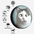 thumbnail image 6 of Kdxio Funny Cat for Tire Cover Wheel Protectors Tyre Covers Weatherproof Wheel Covers Universal Fit for Trailer Rv SUV Truck Camper Travel Trailers 16 inch, 6 of 8