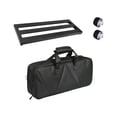 thumbnail image 1 of Pedalera de efectos de guitarra, pedalera de efectos de metal, resistente, portátil universal con bolsa de transporte, pedalera de bajo, , METRO M, 1 of 7