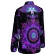 thumbnail image 5 of Ornate Lotus Flower Long Sleeve Blouse Woman Streetwear Casual Shirts Summer Oversize Woman Streetwear Clothing Birthday Present, 5 of 7