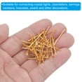 thumbnail image 6 of Uxcell 3mm OD x 25mm L Chandelier Connector Clips Pins Aluminium Chandelier Replacement Golden 300 Pack, 6 of 7