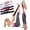 Pink, variant on Surpdew Fitness Resistance Band For Stretching And Yoga,Number Stretch Resistance Band With Clear Markings,8-Section Elastic Training Bands For Yoga,Stretching,Pilates,Fitness,1Pack Sky Blue